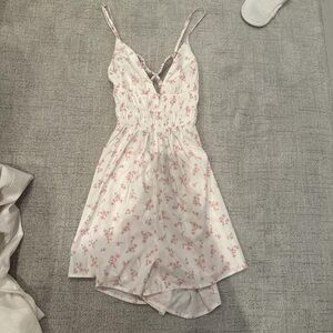 Princess Polly Pink Floral Ruched Dress